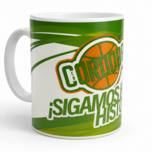 taza oficial cajasol coto córdoba club de baloncesto